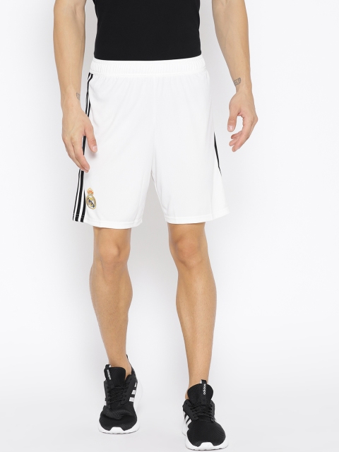 

ADIDAS Men White Real Madrid Home Football Shorts