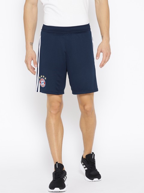 

ADIDAS Men Navy Blue Solid FC Bayern Munich Home Football Shorts