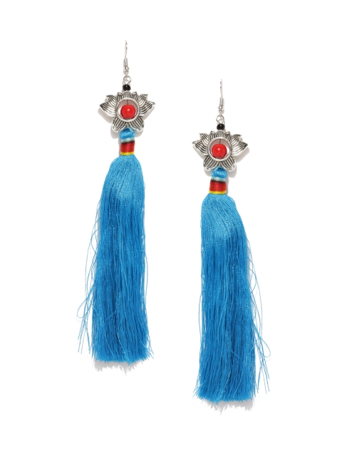 

Ayesha Blue Contemporary Drop Earrings