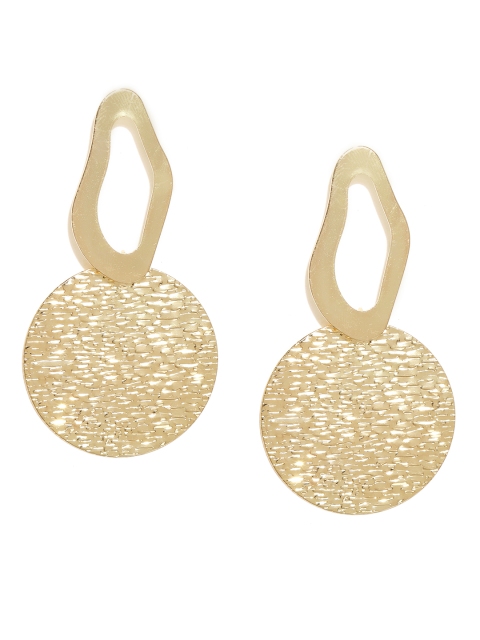 

Ayesha Gold-Toned Circular Drop Earrings