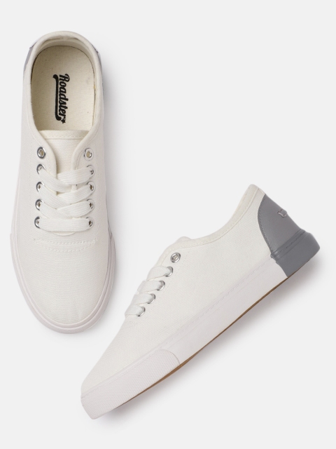

Roadster Women White & Grey Sneakers