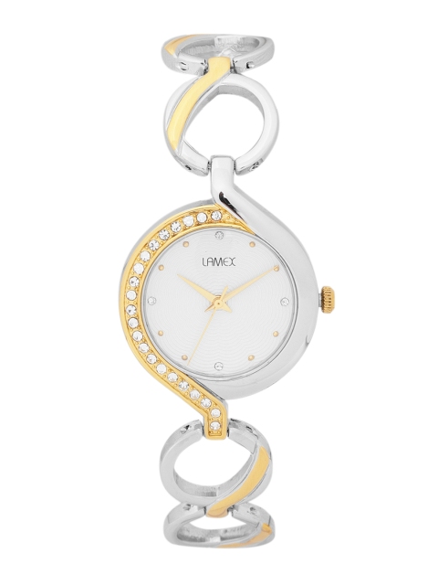 

LAMEX Women Off-White Analogue Watch REGULAR DLX 6040/GOLTT/WH