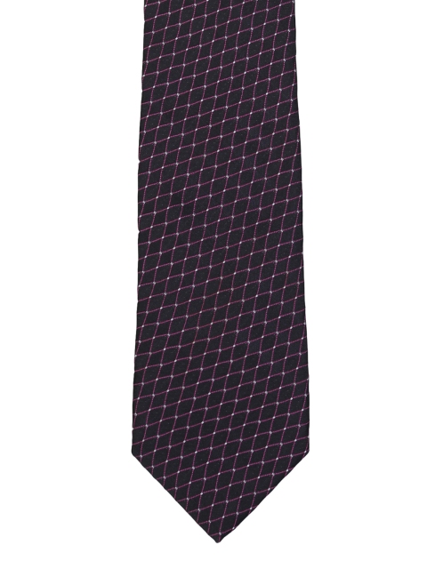 

Tossido Black Printed Broad Tie