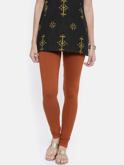 

Bitz Brown Women Churidar Length Leggings