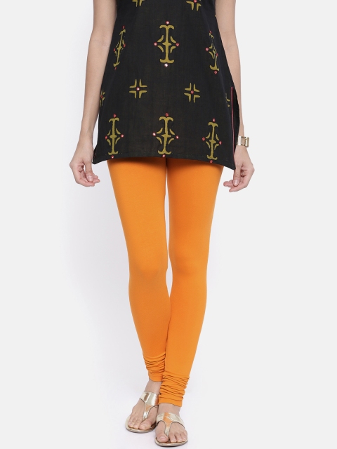 

Bitz Yellow Women Churidar Length Leggings