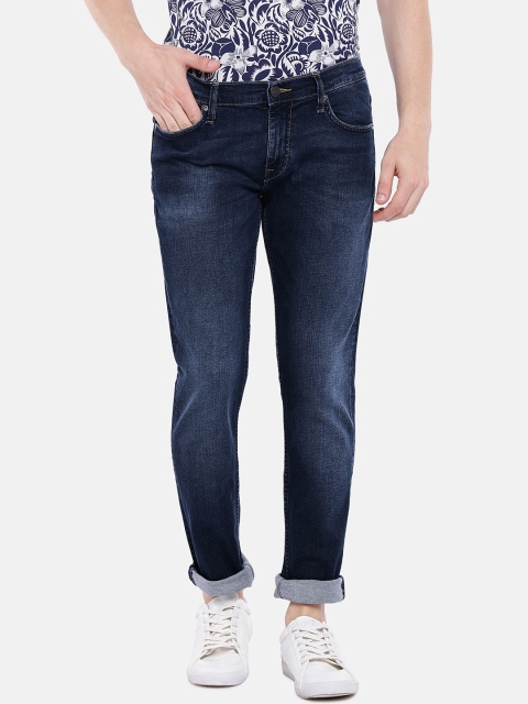 

U.S. Polo Assn. Denim Co. Men Blue Slim Fit Mid-Rise Clean Look Stretchable Jeans