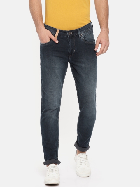 

U.S. Polo Assn. Denim Co. Men Blue Tapered Fit Mid-Rise Clean Look Stretchable Jeans
