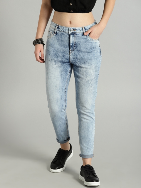 

Roadster Women Blue Skinny Fit Mid-Rise Clean Look Stretchable Jeans