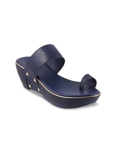 

Mochi Women Navy Blue Solid Heels