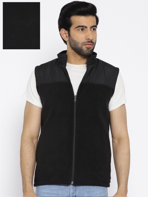 

Octave Men Black Solid Reversible Sleeveless Padded Jacket