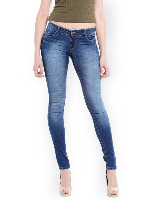 

fungus Women Blue Slim Fit Mid-Rise Clean Look Stretchable Jeans