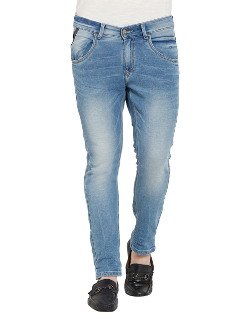 

SPYKAR Men Blue Skinny Fit Low-Rise Clean Look Jeans