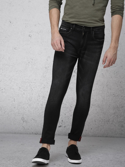 

Ecko Unltd Men Black Skinny Fit Mid-Rise Clean Look Stretchable Jeans