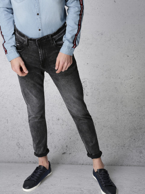 

Ecko Unltd Men Black Skinny Fit Mid-Rise Jeans