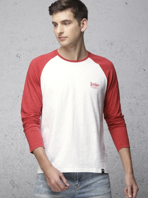 

Ecko Unltd Men White & Red Round Neck T-shirt