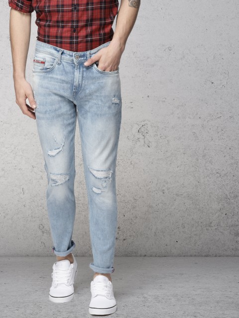 

Ecko Unltd Men Blue Tapered Fit Mid-Rise Mildly Distressed Stretchable Jeans