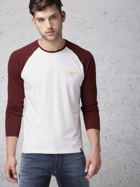 

Ecko Unltd Men White Solid Round Neck T-shirt
