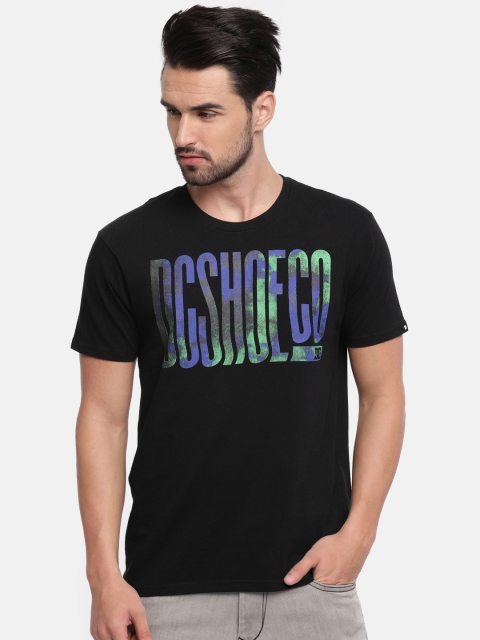 

DC Men Black Printed Round Neck T-shirt