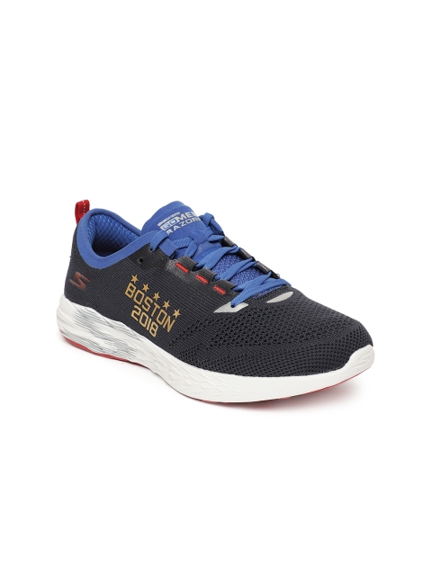 

Skechers Women Navy Blue GO MEB RAZOR 2-BOSTON2018 Running Shoes