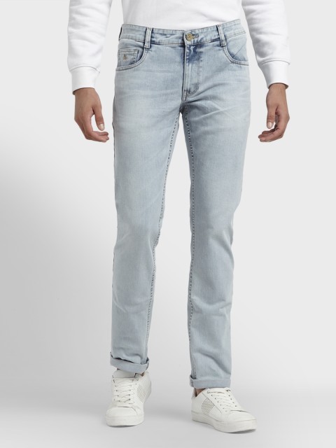 

Parx Men Blue Tapered Fit Mid-Rise Clean Look Stretchable Jeans