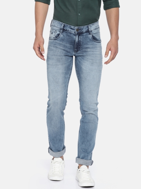 

Parx Men Blue Slim Fit Mid-Rise Clean Look Stretchable Jeans