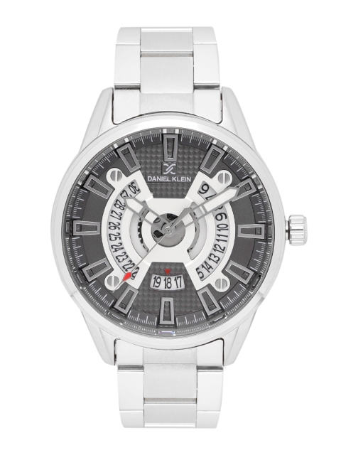 

Daniel Klein Premium Men Grey & Silver-Toned Analogue Watch DK11704-5