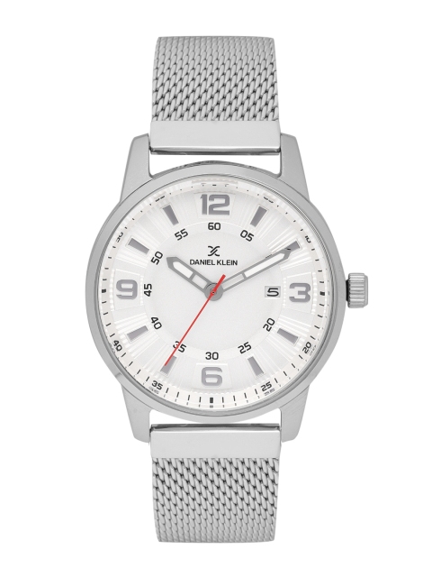 

Daniel Klein Premium Men Silver-Toned Analogue Watch DK11754-1