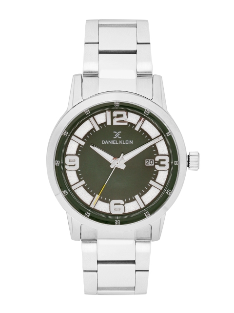 

Daniel Klein Premium Men Green & Silver-Toned Analogue Watch DK11748-6
