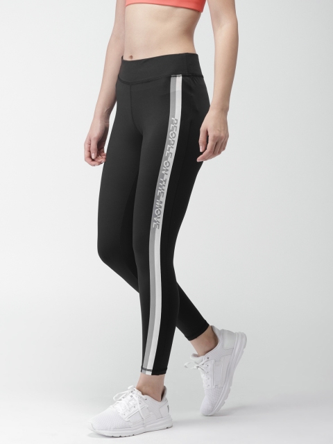

Kappa Women Black Solid Regular Tights