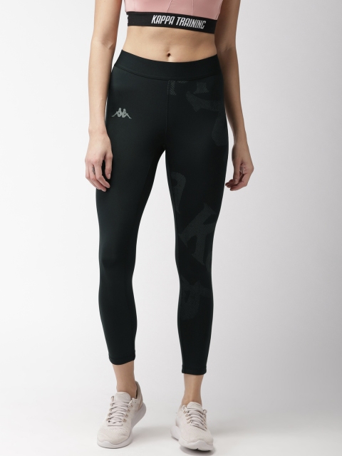 

Kappa Women Black Printed Slim Fit Tights