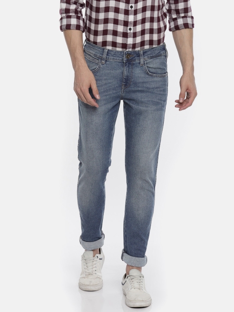 

Wrangler Men Blue Vegas Skinny Fit Low-Rise Clean Look Stretchable Jeans