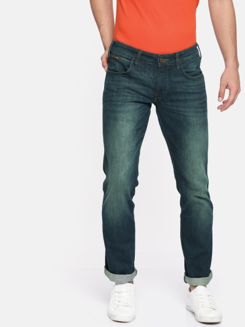 

Wrangler Men Blue Regular Fit Low-Rise Clean Look Stretchable Jeans