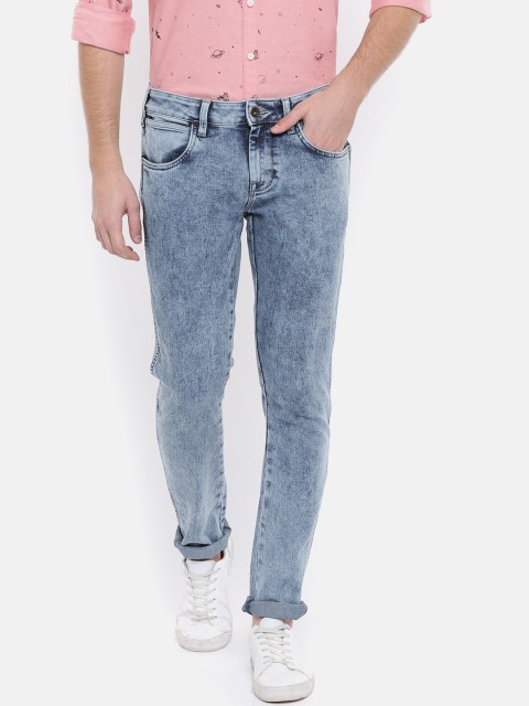 

Wrangler Men Blue Skinny Fit Low-Rise Clean Look Stretchable Jeans