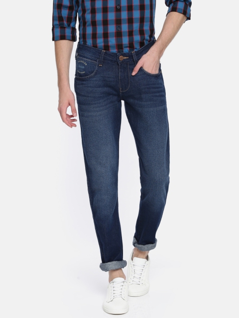 

Wrangler Men Blue Skinny Fit Low-Rise Clean Look Jeans
