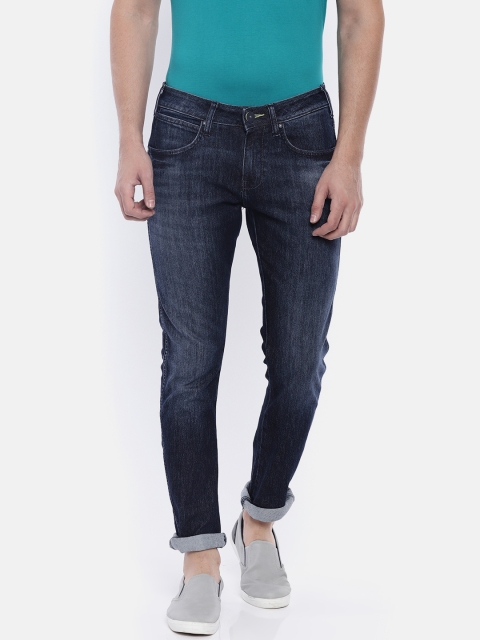 

Wrangler Men Blue Skinny Fit Low-Rise Jeans