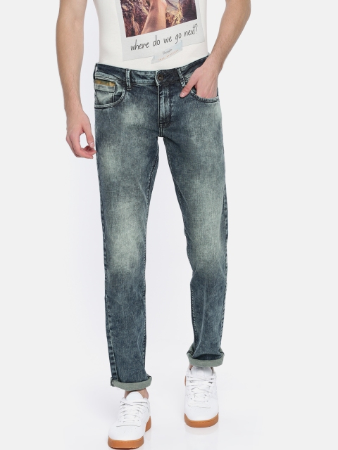 

Wrangler Men Blue Rockville Fit Mid-Rise Clean Look Stretchable Jeans