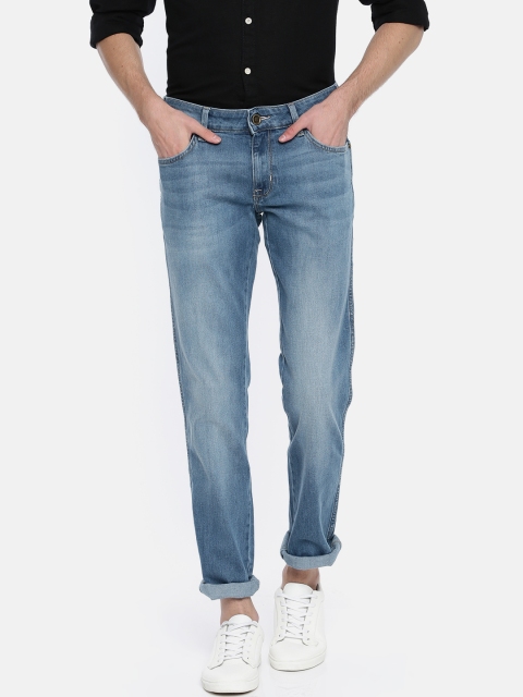 

Wrangler Men Blue Skanders Slim Fit Low-Rise Clean Look Stretchable Jeans