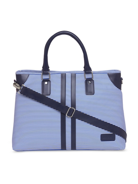 

MBOSS Unisex Blue Striped Laptop Bag