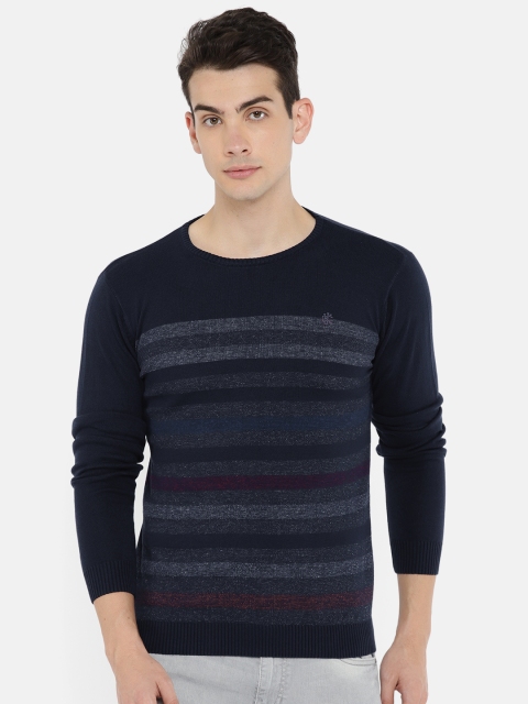 

Killer Men Navy Striped Pullover, Navy blue