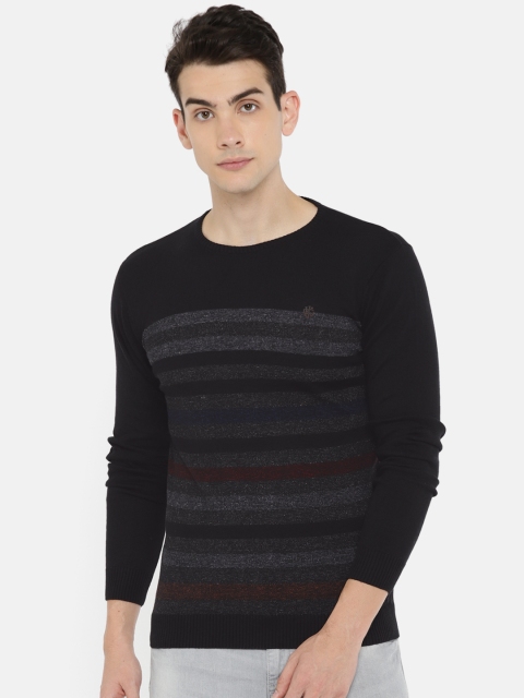 

Killer Men Black Striped Pullover