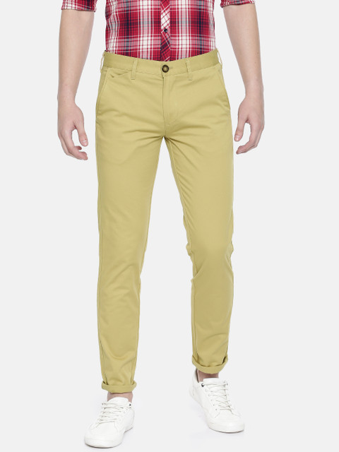 

Killer Men Khaki Regular Fit Solid Chinos