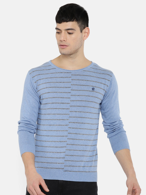 

Killer Men Blue Striped Pullover