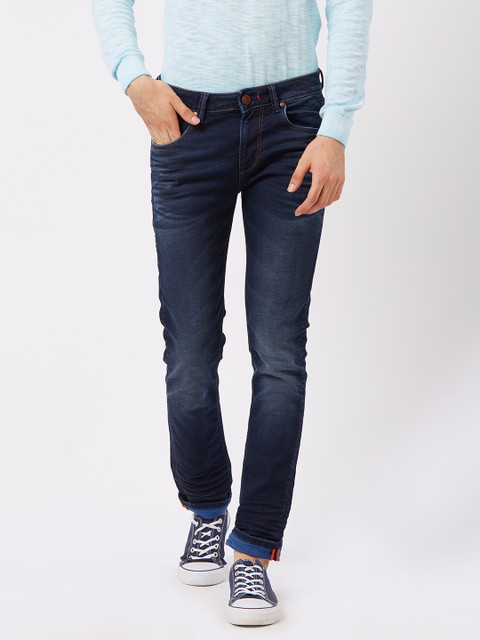 

Killer Men Blue Slim Fit Mid-Rise Clean Look Jeans