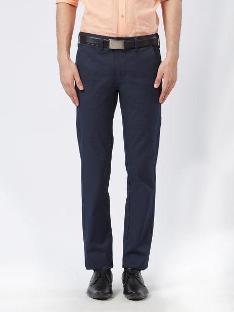 

Killer Men Navy Blue Slim Fit Solid Regular Trousers