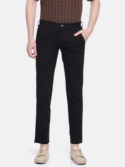 

Killer Men Black Slim Fit Solid Mid-Rise Chinos