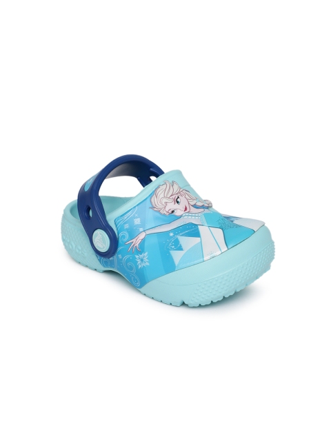 

Crocs Kids Blue Frozen Clogs