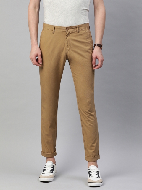 

Van Heusen Sport Men Khaki Tapered Fit Solid Chinos