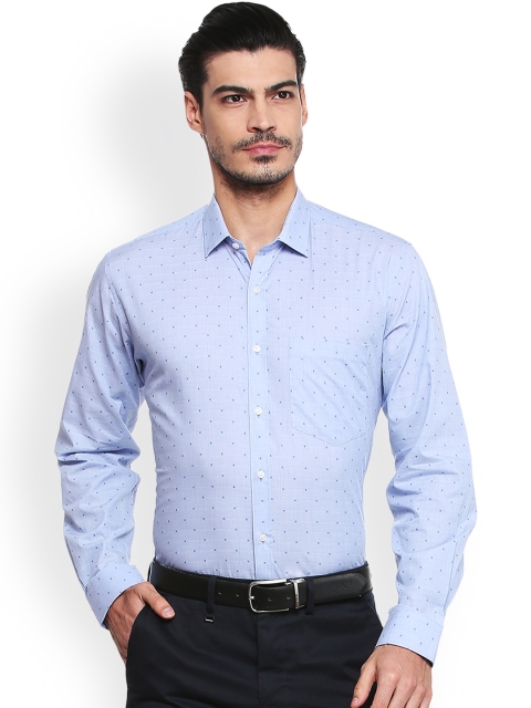 

Van Heusen Men Blue Regular Fit Printed Formal Shirt