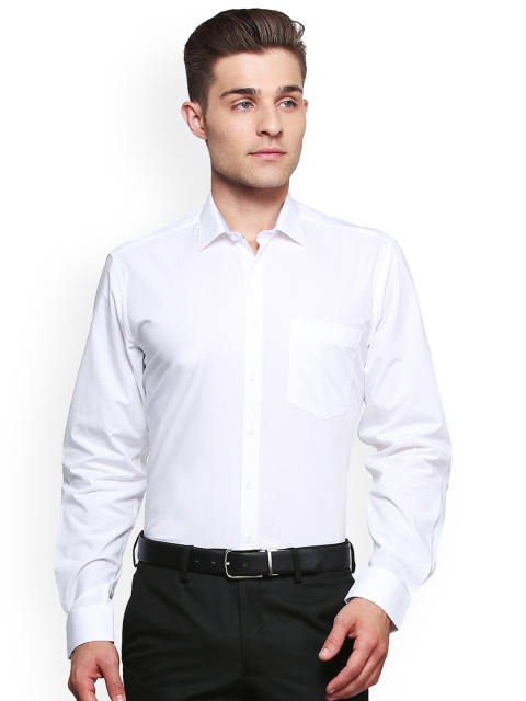 

Van Heusen Men White Regular Fit Solid Formal Shirt