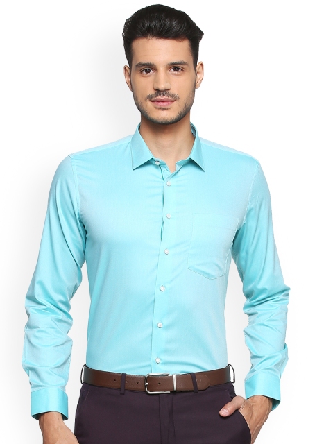 

Van Heusen Men Blue Slim Fit Solid Formal Shirt